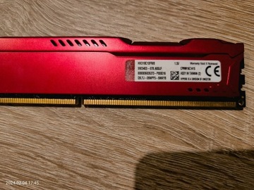 HyperX 8GB (1x8GB) 1866MHz CL10 Fury Red