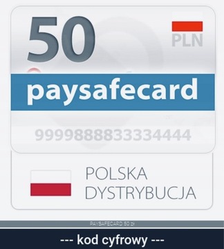 PSC 50 złoty Paysafecard PLN tanio i szybko