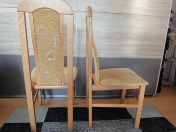  Komplet krzeseł tapicerowanych