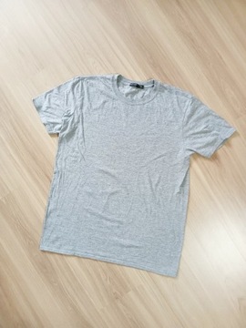 Głatki t-shirt koszulka bluzka jasno szary XS