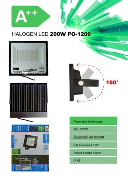Hurtowa sprzedaż Halogen LED 200W A++