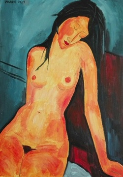 Akt, Amedeo Modigliani, 42x29,7 cm.