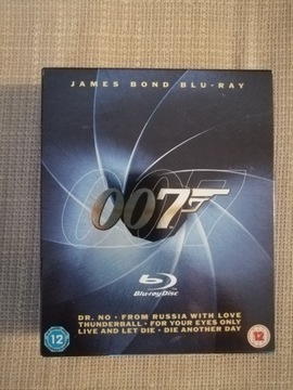 007 JAMES BOND Bluray Collection 6xBluray nowe PL