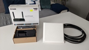 Router DWR-921 _ 4G LTE + antena + prezent