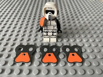 Pomarańczowy Custom Pauldron do Lego Star Wars