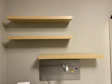 Półki IKEA - 3 szt. 110 x 26 dąb