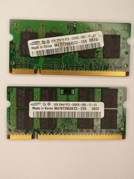 Samsung SO-DIMM 1Gb PC2 5300 555 Mhz, gwarancja