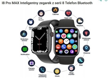 I8 Pro MAX Inteligentny zegarek z serii 8
