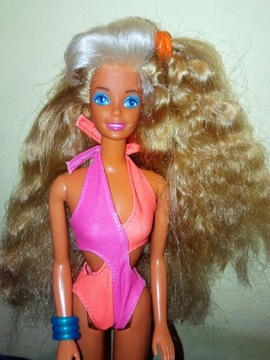 Wet 'N Wild Barbie lalka Blondynka 1989 Mattel
