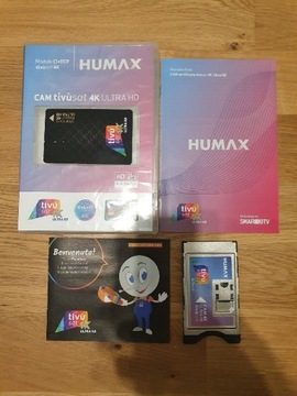 Moduł CAM CI+ HUMAX Tivusat Black Card