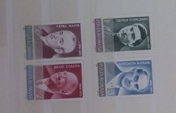 Zestaw znaczków - Rumunia -Znani ludzie- **