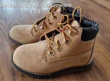 Timberland dziecięce Botki sznurowane r.24