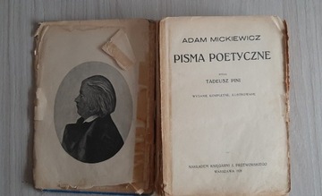 Pisma poetyczne Adam Mickiewicz  1928