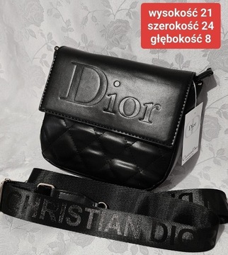 Skórzana torebka damska DIOR hit NOWA 