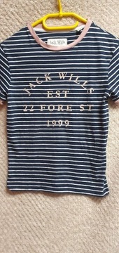 T-shirt w paski 100% bawełna r.34/6 Jack Wills 