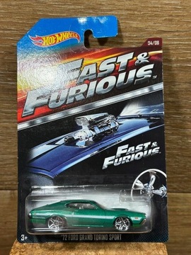 72 Ford Gran Torino Fast & Furious Hot Wheels