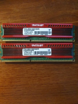  Pamięć RAM Patriot DDR3 8 GB 1600MHz DUAL PATRIOT