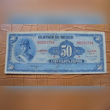 MEKSYK 50 Pesos 1969 Allende