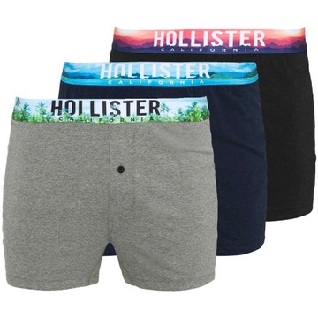 HOLLISTER by Abercrombie Bokserki Majtki 3 szt M