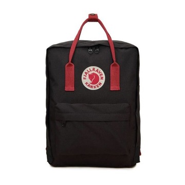 Plecak Fjallraven Kanken Black - Ox Red 16L