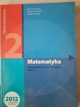 Matematyka  podręcznik klasa 2