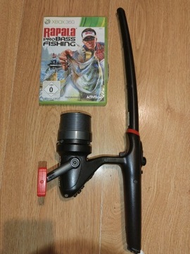 Rapala Pro Bass Fishing + wędka Xbox360 UNIKAT!!! 