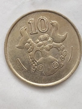 247 Cypr 10 centów, 1990