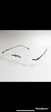 Okulary bezramkowe (tytanowe oprawki)