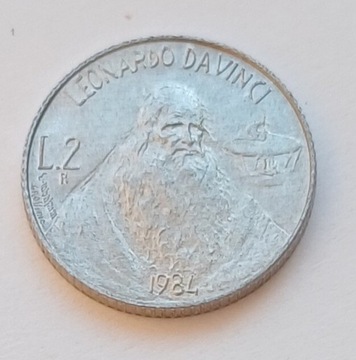 San Marino - 2 lira - 1984r.