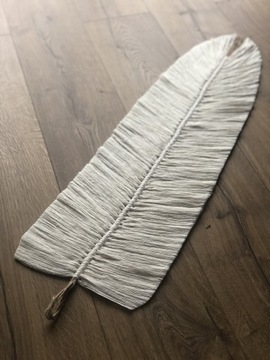 Makrama- dekoracyjny liść 90 cm