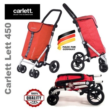 WÓZEK NA ZAKUPY CARLETT LETT 450 ANDERSEN GERMANY!