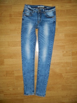 Version jeans spodnie jeansowe rurki roz 26 