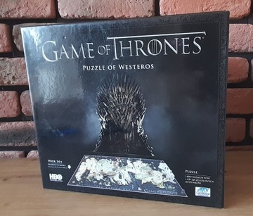 Game of Thrones Puzzle of Westeros 3D (Gra o tron)