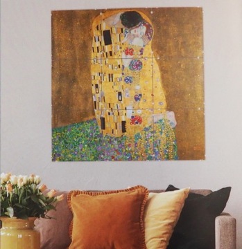 Dekoracja ścienna, Pocałunek, Klimt
