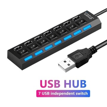 Hub USB  7 gniazd