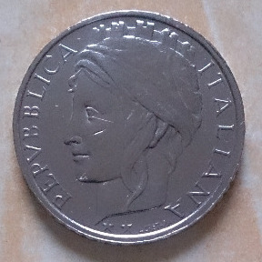 100 lirów 1994 r. Włochy - st -I