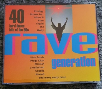 Rave Generation 1 (Prodigy, Orbital, Moby, Altern 8, Utah Saints, SL2) 2CD
