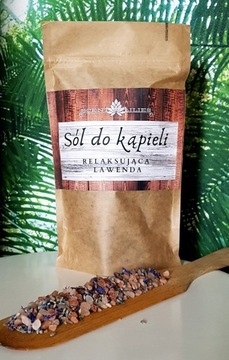 Sól do kąpieli lawendowa 500g "Scent of lilies"