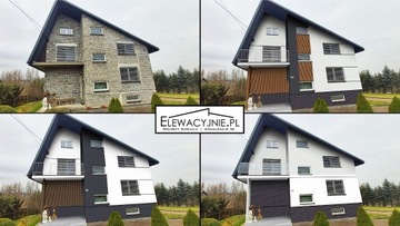 Projekt elewacji - wizualizacje 2D / 3D fasada