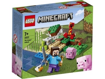 LEGO 21177 Minecraft Zasadzka Creepera