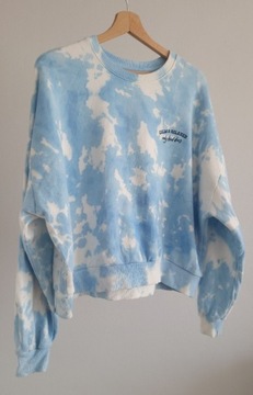 Bluza oversize tie dye długie szerokie rękawy 38 M Pull&Bear