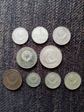 ZSRR - zestaw monet 
