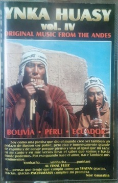 Kaseta Ynka Huasy Original music from the Andes