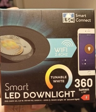 LAMPKA SUFITOWA LSC SMART SMART LED DOWNLIGHT WIF