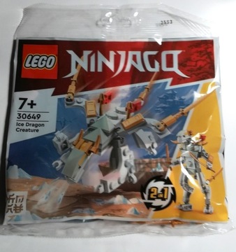 LEGO NINJAGO 30649 Lodowy smok klocki 2in1