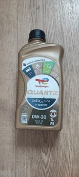 Olej Quartz Total 0w20 ACEA C5 v-drive 1 LITR