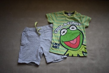 Spodenki i bluzeczka C&A Kermit