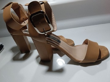 Buty skórzane 38 Gino Rossi camel sandały 