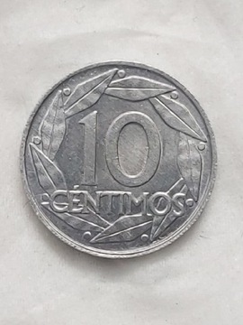 431 Hiszpania 10 centymów, 1959