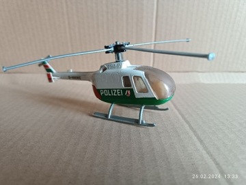 Duży śmigłowiec helikopter Polizei Made W. Germany